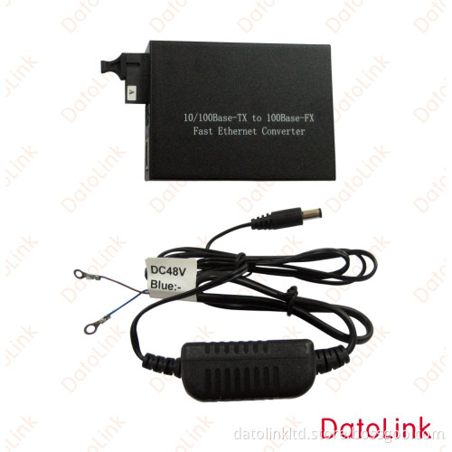 Fiber Media Converter 48V Power